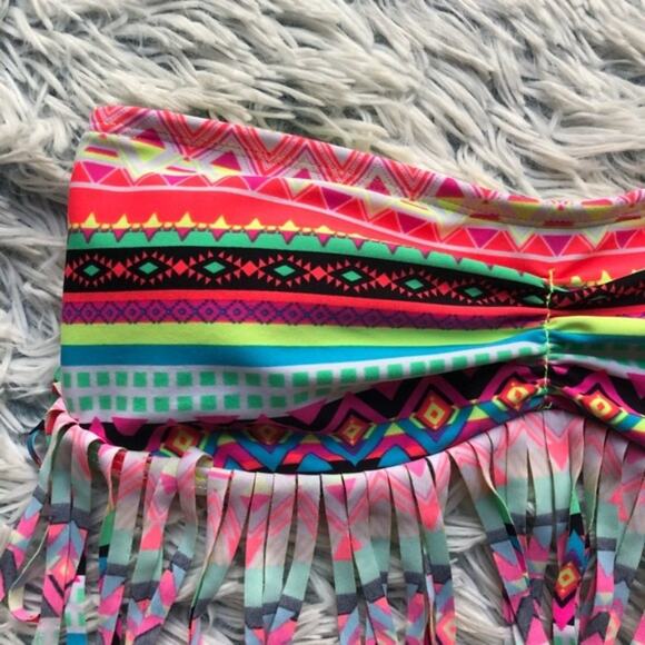 Forever 21 Neon Boho Bikini Swim Top - Picture 3 of 8